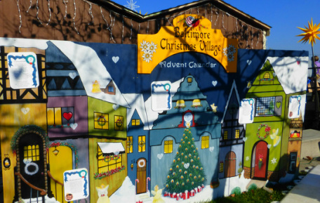 Christmas Village at the Inner Harbor in Baltimore