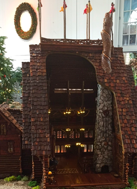 December is the perfect time to visit the United States Botanic Garden in DC to enjoy the holiday exhibit.