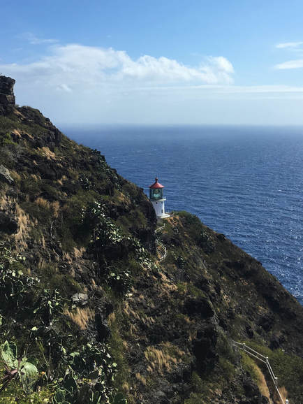 Beautiful view of Makapu‘u Point Lighthouse - Oahu.
