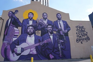 Just one of many cool pieces of New Orleans street art! #visitneworleans #streetart