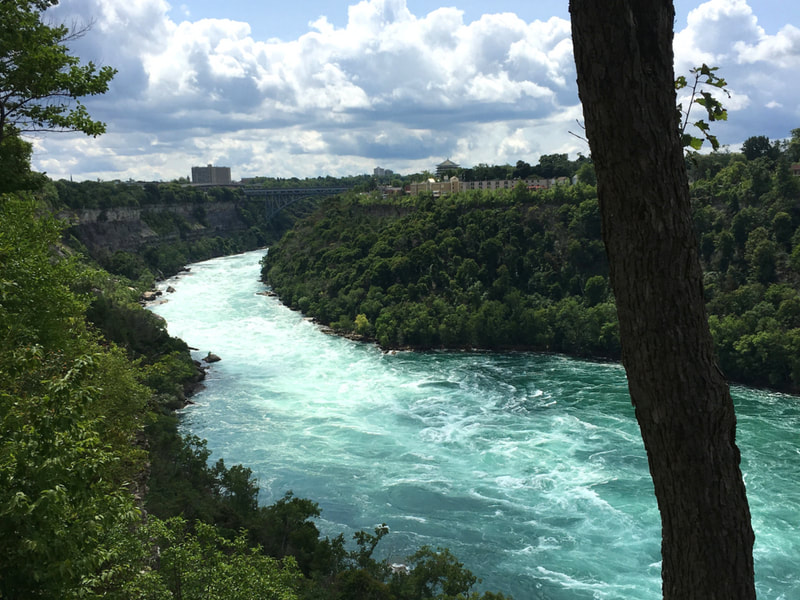 Beautiful views from Whirlpool State Park in Niagara Falls. 