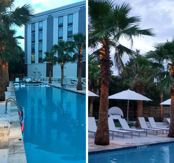 The pool at the Hotel Indigo Charleston | 20 Colorful Photos from a Weekend in the Charleston Area