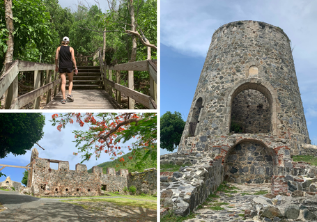 Ruins of the Annaberg Sugar Plantation on the island of St. John #USVI