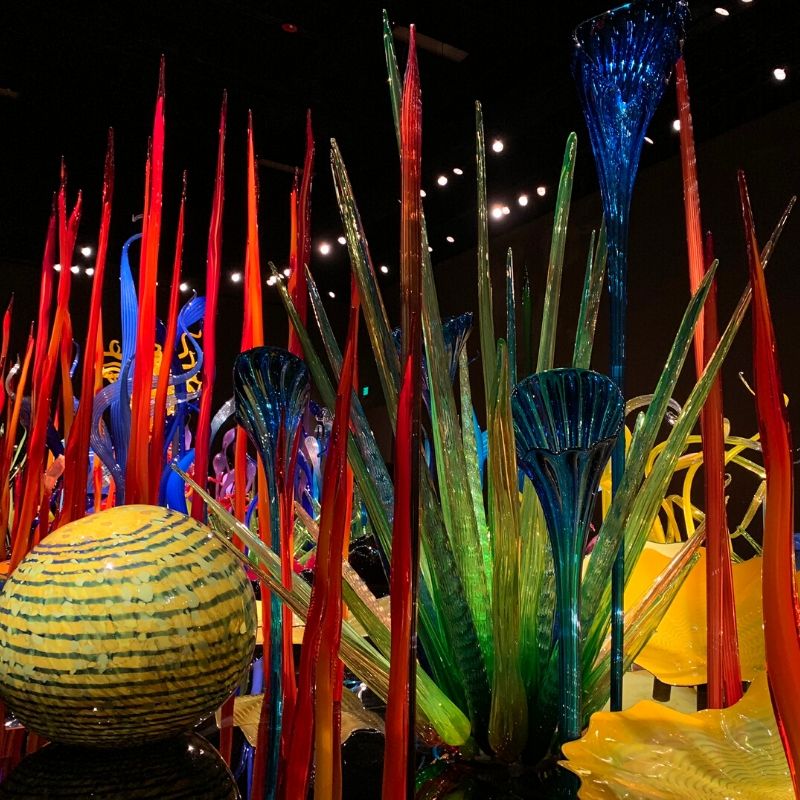 The glass exhibition at Chihuly Garden & Glass | 4 Fun Things to Do in the Seattle Area