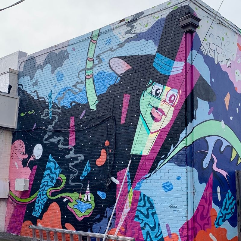 So much amazing street art in Richmond Virginia!