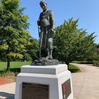 The Bedford Boys at the National D-Day Memorial in Bedford, Virginia.