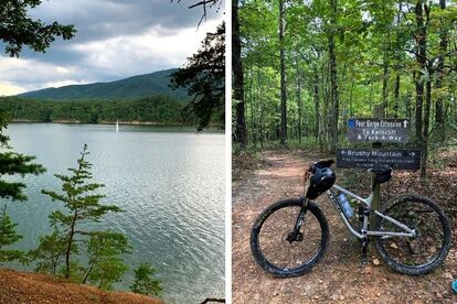 Spend some time at Carvins Cove Natural Reserve when you visit Roanoke, Virginia.