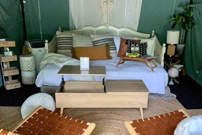 Glamping Tent Gold River Camp NC