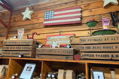 The General Store at the Orchard at Altapass, North Carolina.