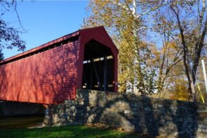 On the Road: 3 Covered Bridges and a waterfall in maryland